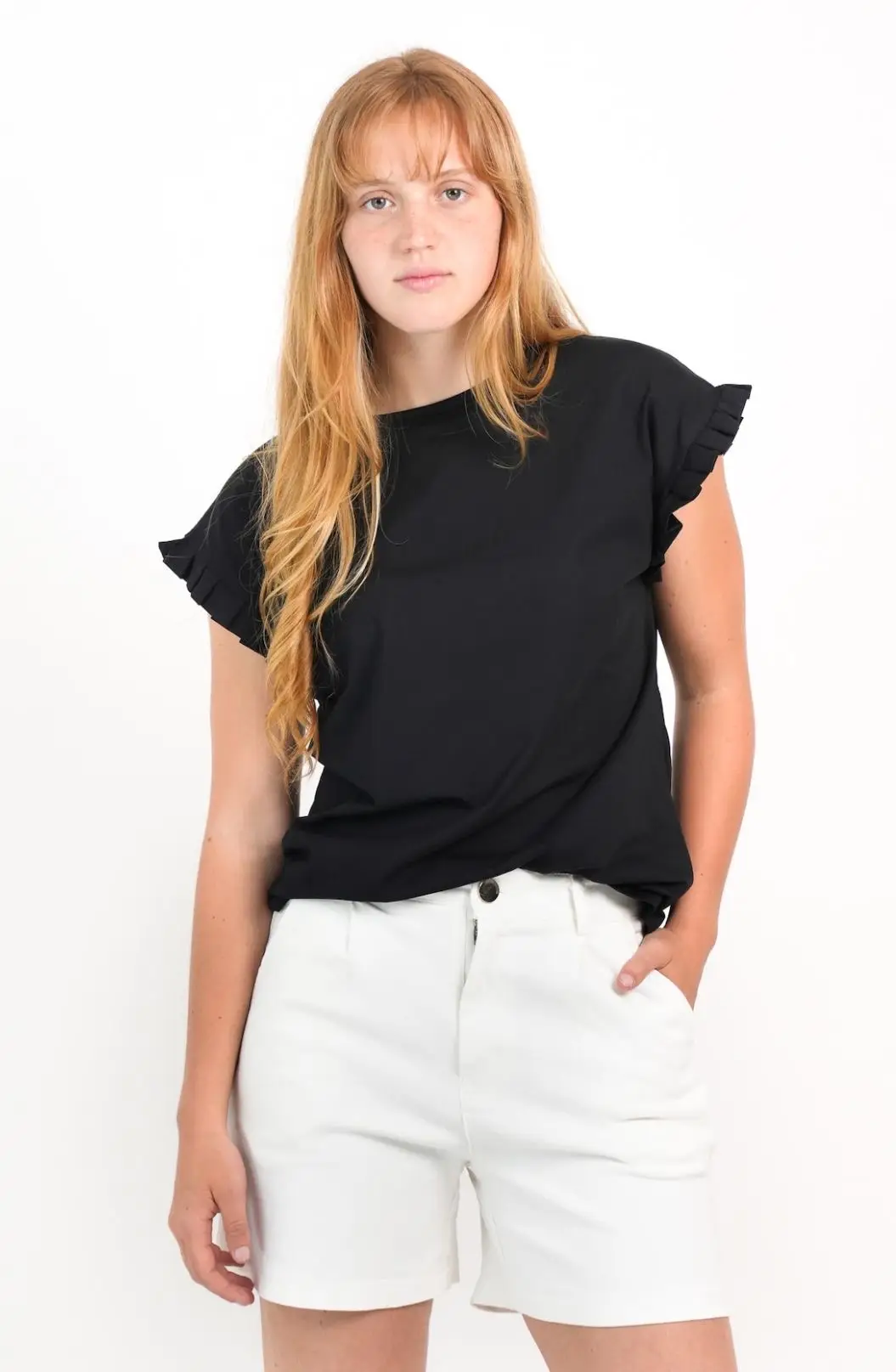 Remera Con Volados