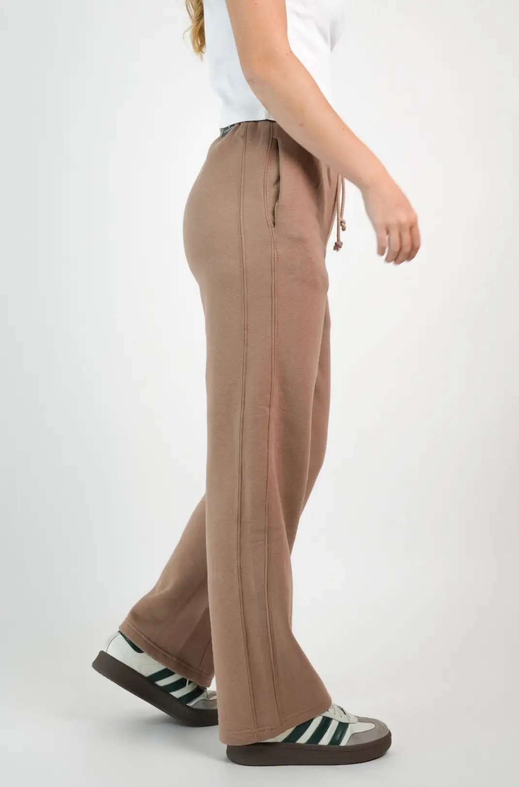 Pantalón Felpa Wide Leg - Imagen 4