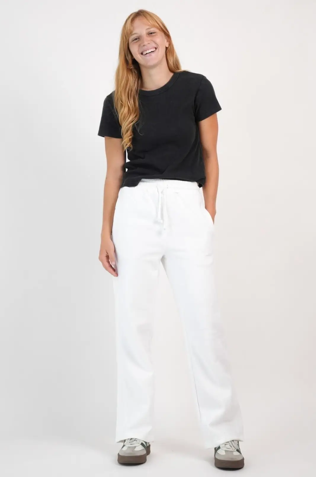 Pantalón Felpa Wide Leg