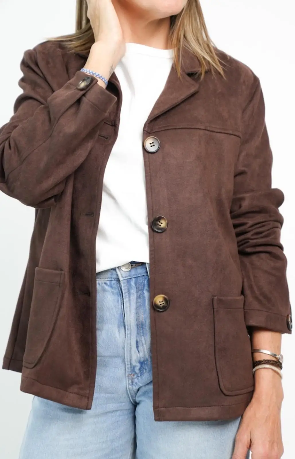 Blazer De Gamuza - Imagen 2