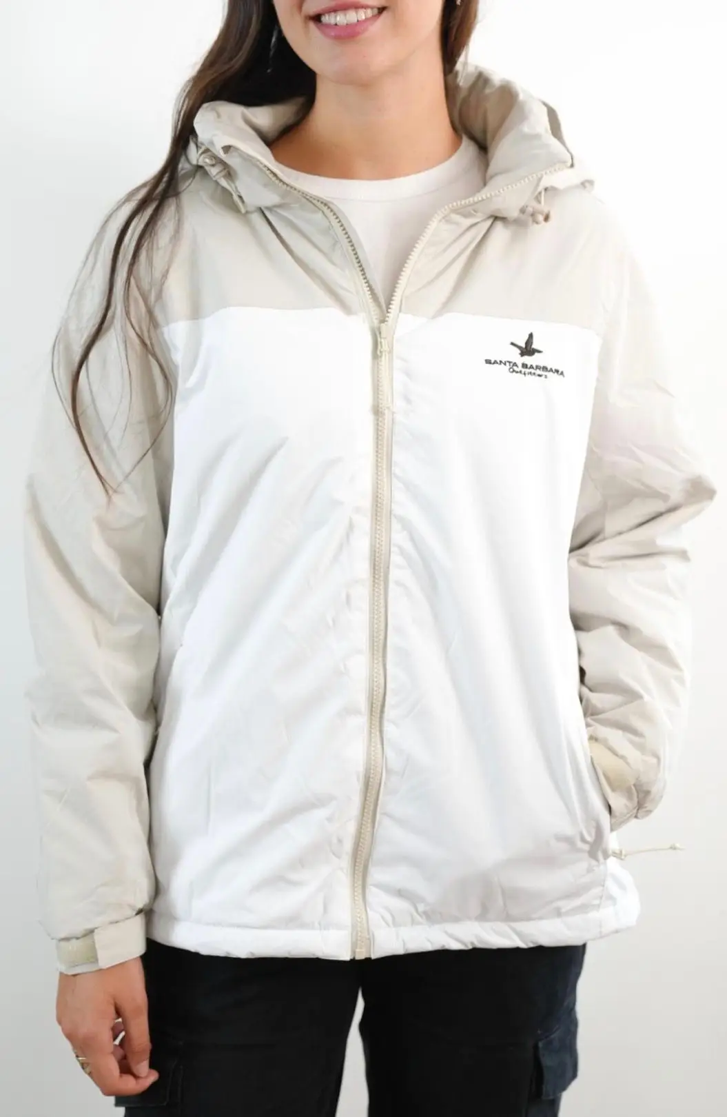 Campera Taslon Tech 2 Colores Mujer