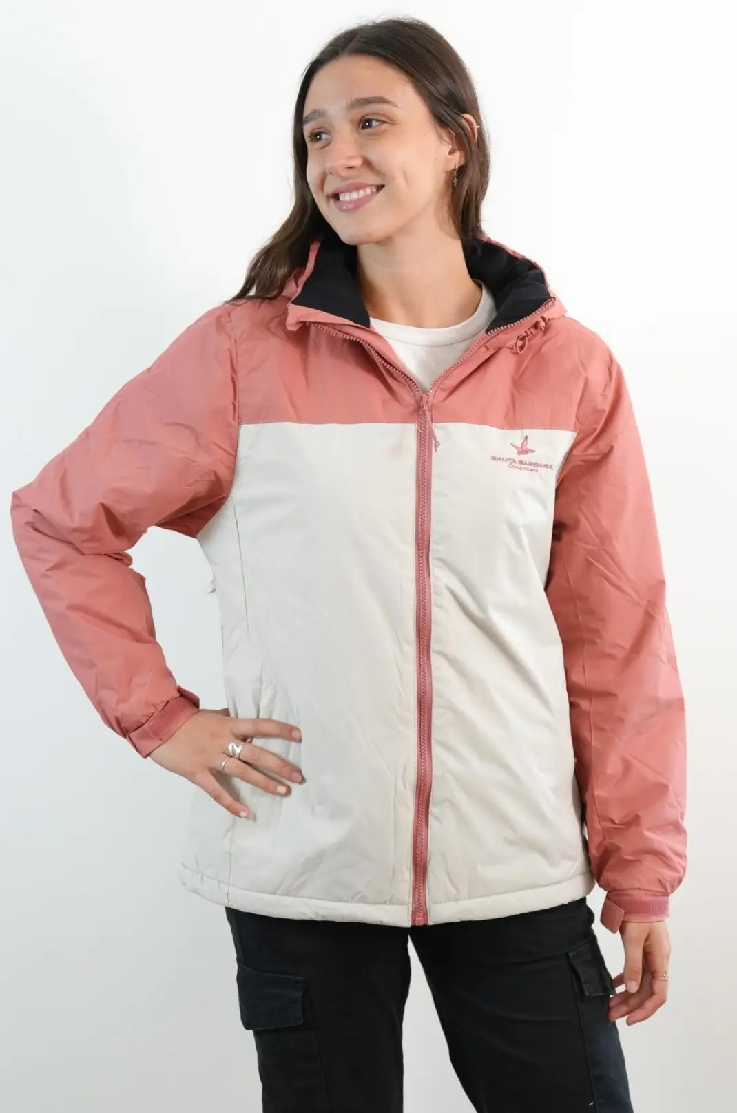 Campera Taslon Tech 2 Colores Mujer - Imagen 3