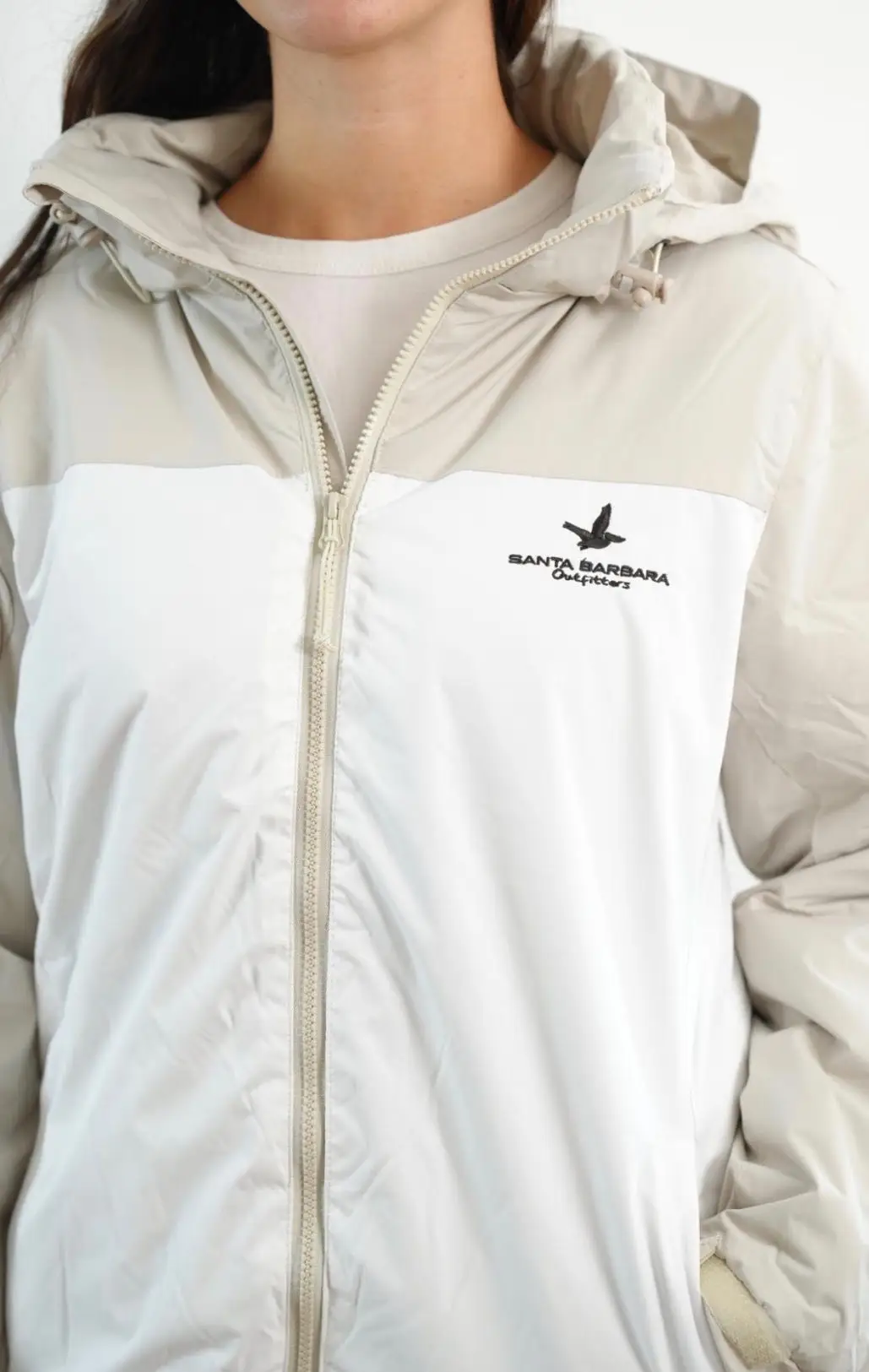 Campera Taslon Tech 2 Colores Mujer - Imagen 2
