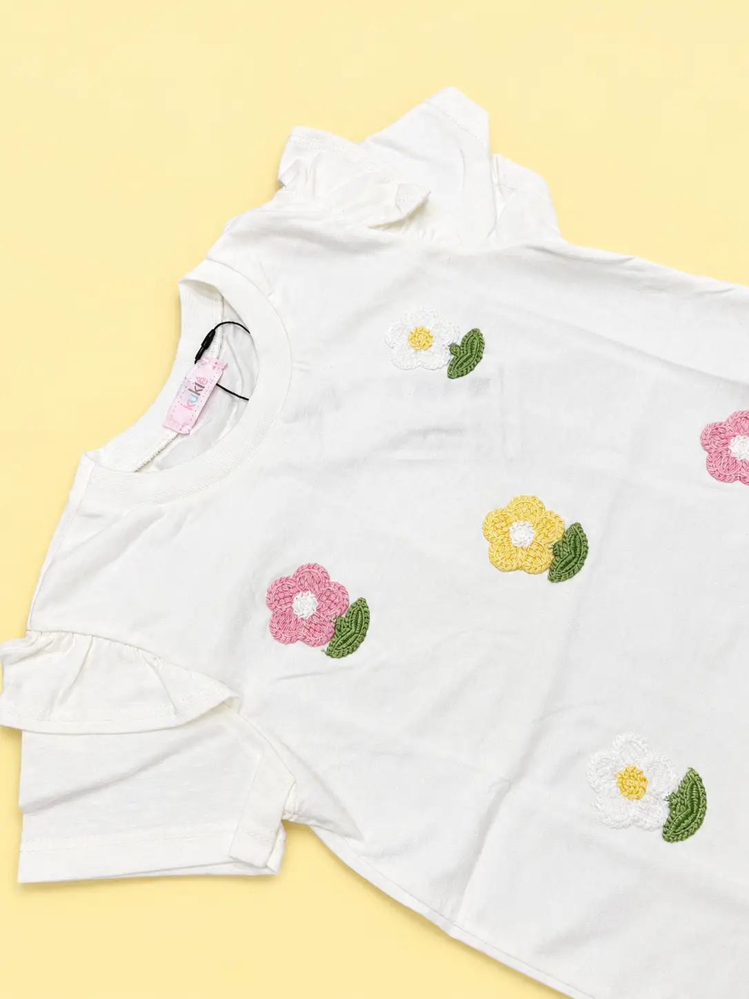 Remera Niña Flores - Imagen 2